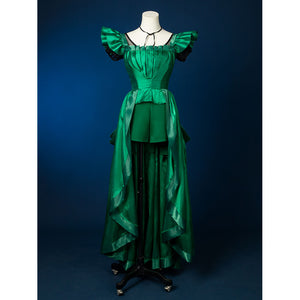 Agnes DeMille cosplay costume with green dress and short leggings