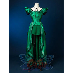 Agnes DeMille cosplay costume with green dress and short leggings