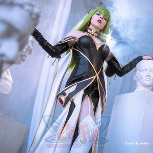 Anime Code Geass: Lelouch of the Rebellion Code Geass C.C. Queen Dress Cosplay Costume N09323 Costumes