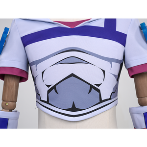 Anime Johnny Joestar Cosplay Costume, the hood T-shirt has a gray and black print on the front.