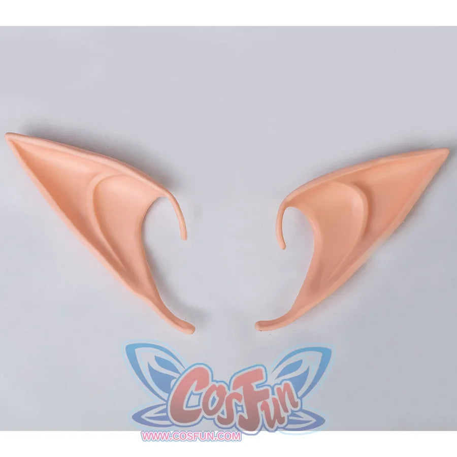 Baldur’s Gate 3 Astarion Cosplay Costume earrings is a pair of flesh-colored elf ears.