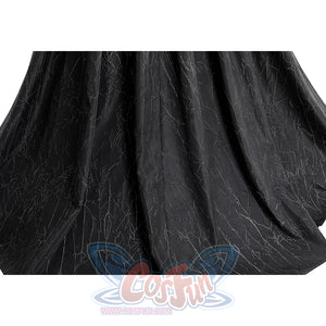 Elphaba cosplay costume accessories set featuring bag, rings, and cape displayed together