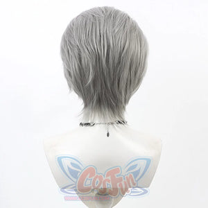 Bloodborne Hunter Ludwig Cosplay wig, grey short hair, the overall sense of hierarchy