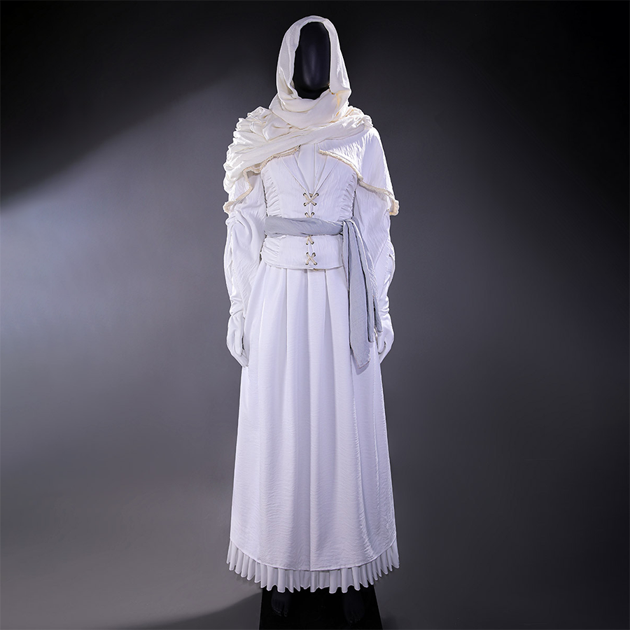 Bloodborne Losefka Cosplay Costume White Church Set N09785