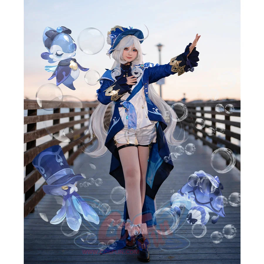 Genshin Impact Furina Hydro Archon Cosplay Shoes C08546 &amp; Boots