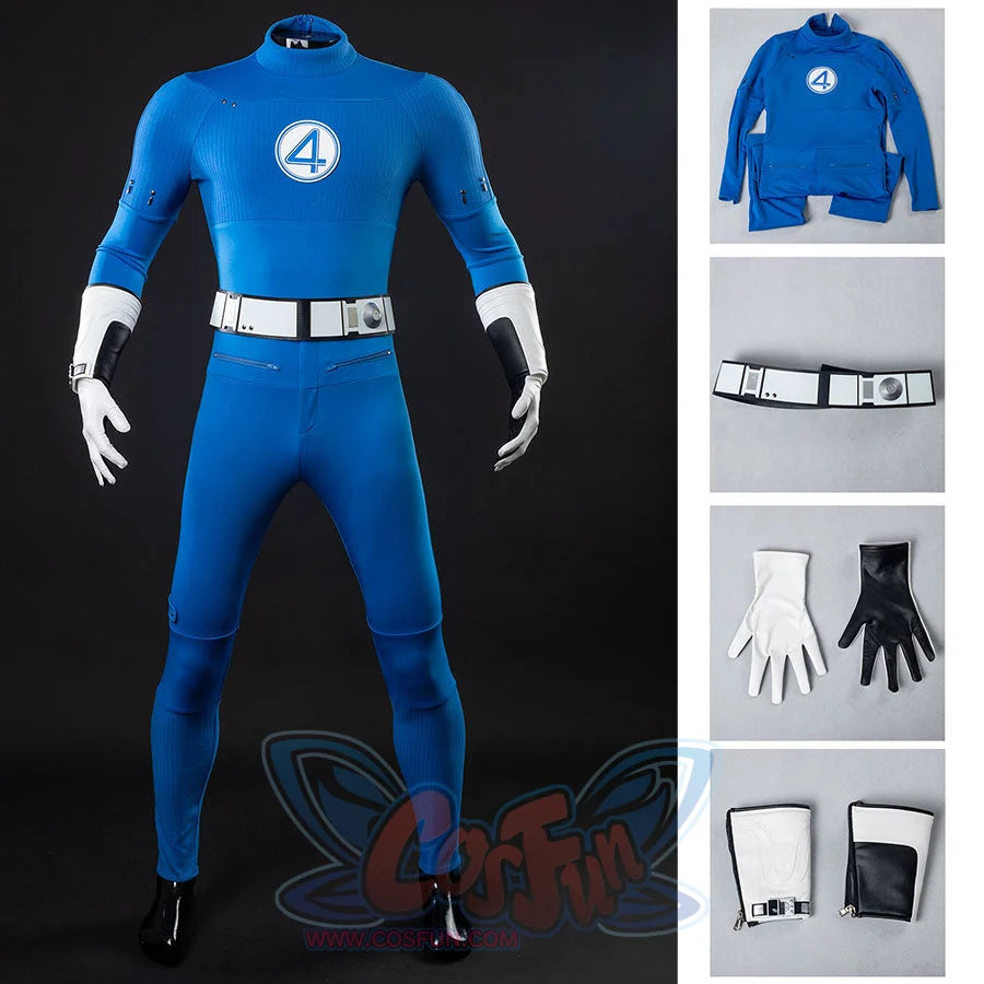 【READY TO SHIP】The Fantastic Four: First Steps Mister Fantastic Cosplay Costume Upgraded Version N09336 M Costumes