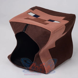 COSFUN Original Cosplay Steve Headgear, zipper at the bottom, easy to put on and take off