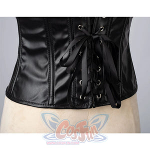 【CLEARANCE】COSFUN Original Retro Vintage Medieval Black Corset Vest FAN0021