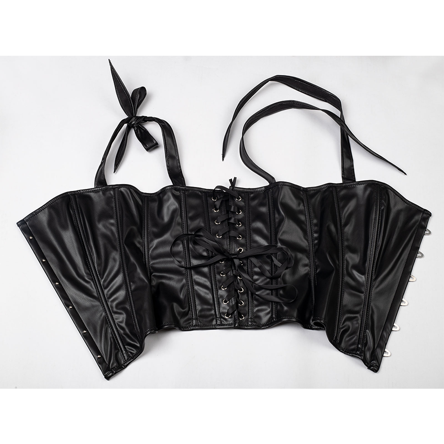 【READY TO SHIP】COSFUN Original Retro Vintage Medieval Black Corset Vest FAN0021