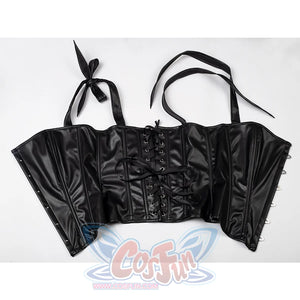 【CLEARANCE】COSFUN Original Retro Vintage Medieval Black Corset Vest FAN0021