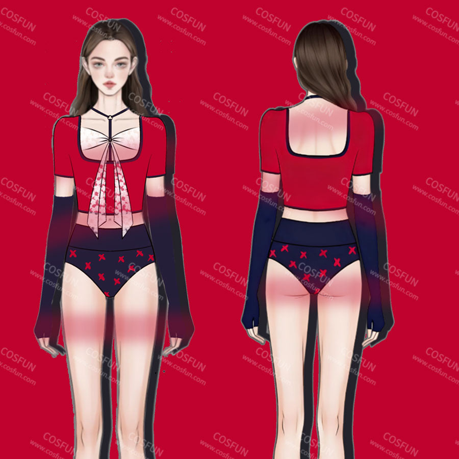 【CONFIRMATION】$3 Deposit = $10 Coupon Hazbin Hotel Vaggie Cosplay Derivative Swimsuit