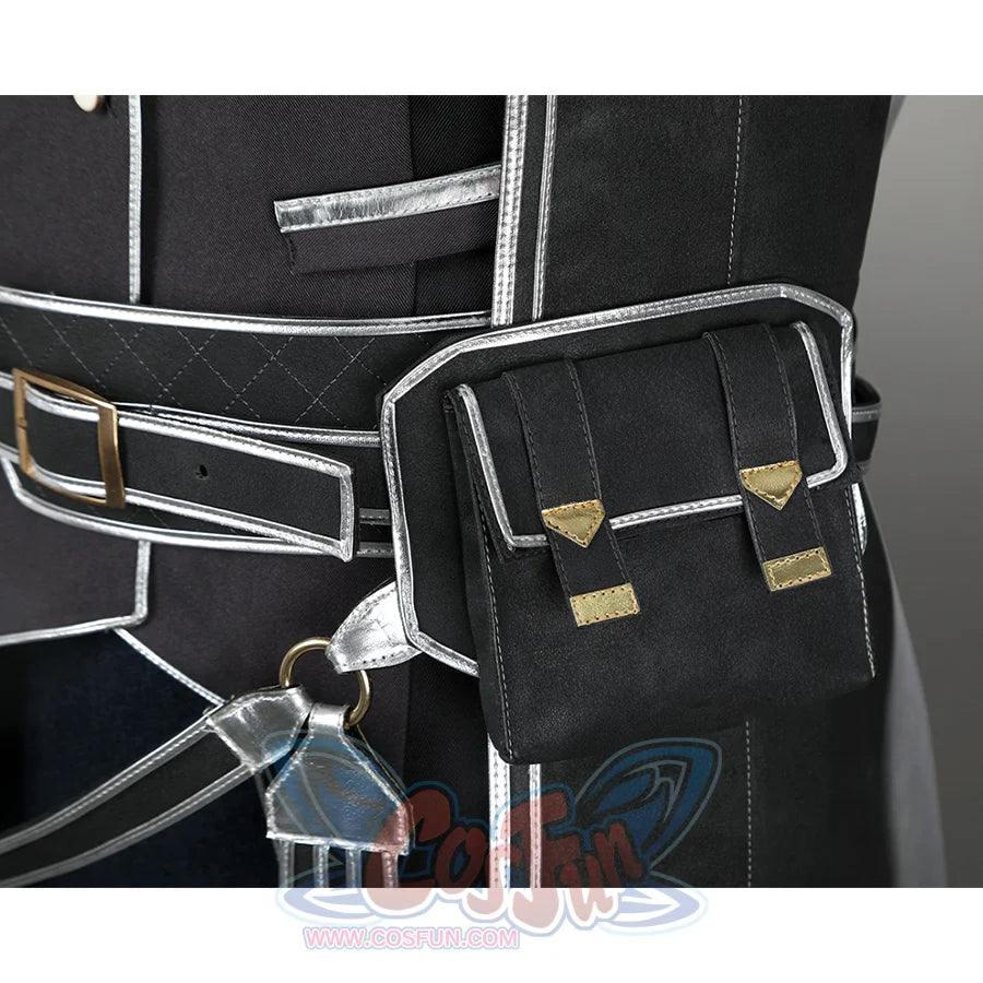  Lune Cosplay Costume's left side of the fanny pack is a little black bag.