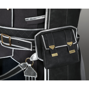  Lune Cosplay Costume's left side of the fanny pack is a little black bag.