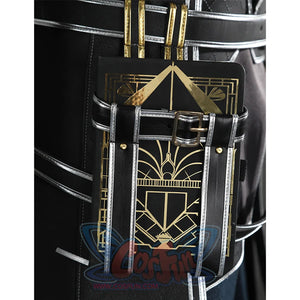  Lune Cosplay Costume's right side of the fanny pack is a notebook.