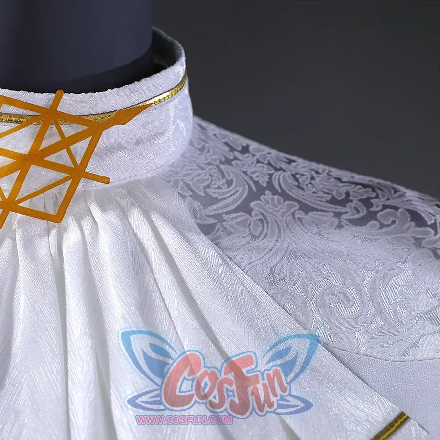 Clair Obscur: Expedition 33 Maelle Cosplay Costume, the shoulders are made of dark jacquard fabric