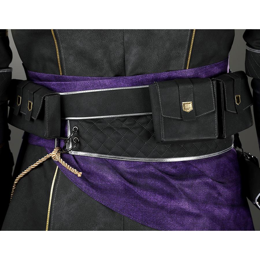 Clair Obscur: Expedition 33 Verso Cosplay Costume, back view of belt group.