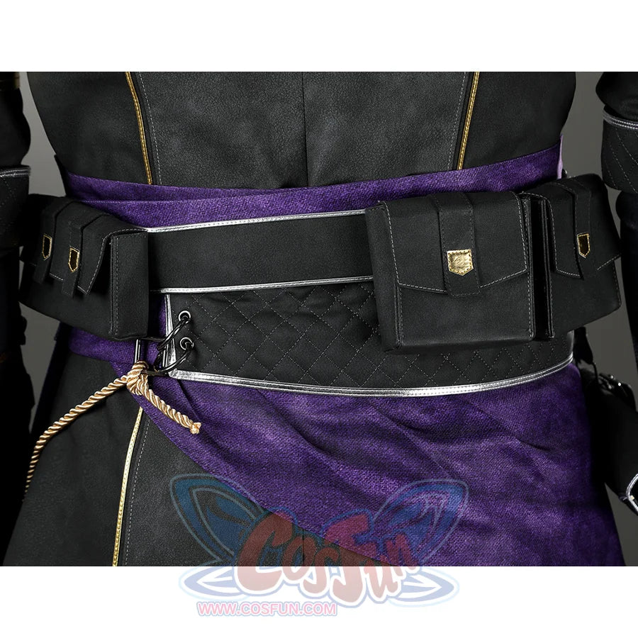 Clair Obscur: Expedition 33 Verso Cosplay Costume, back view of belt group.