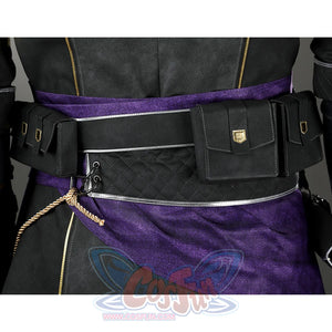 Clair Obscur: Expedition 33 Verso Cosplay Costume, back view of belt group.