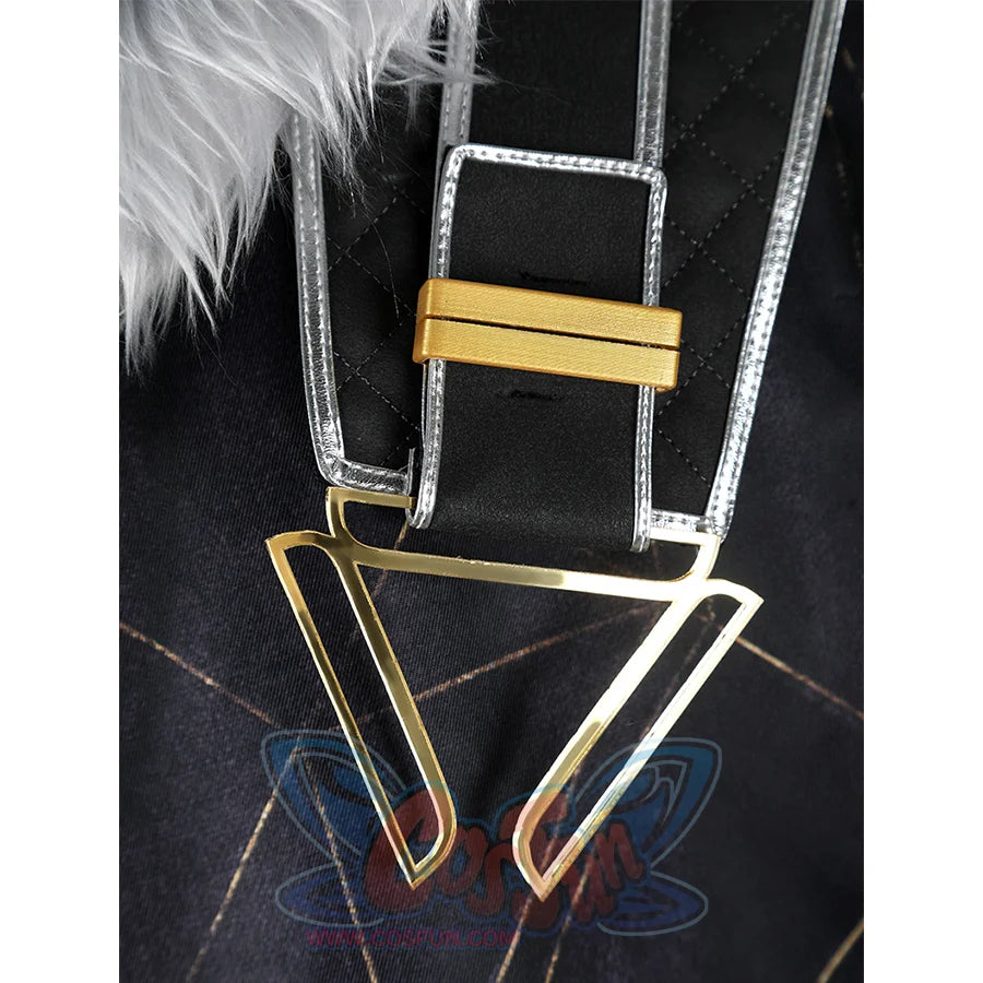 Clair Obscur: Expedition 33 Verso Cosplay Costume, cloak with metal buckle.