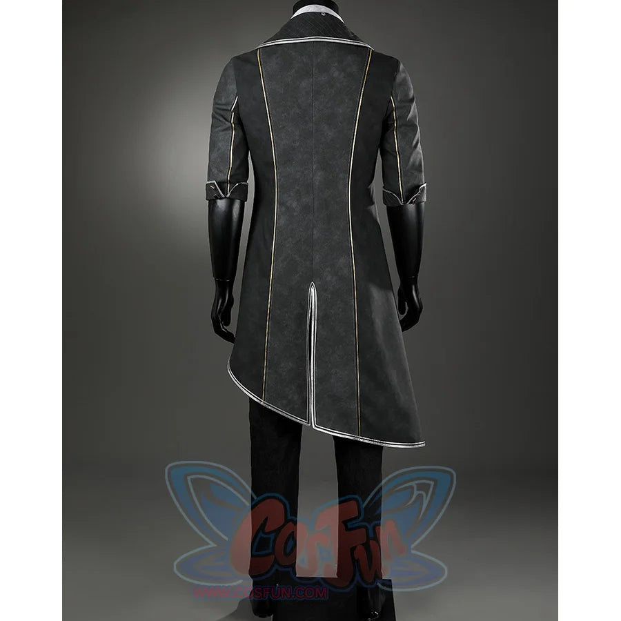 Clair Obscur: Expedition 33 Verso Cosplay Costume, black and grey coat.