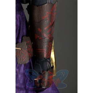 Clair Obscur: Expedition 33 Verso Cosplay Costume, brown wood grain armor.