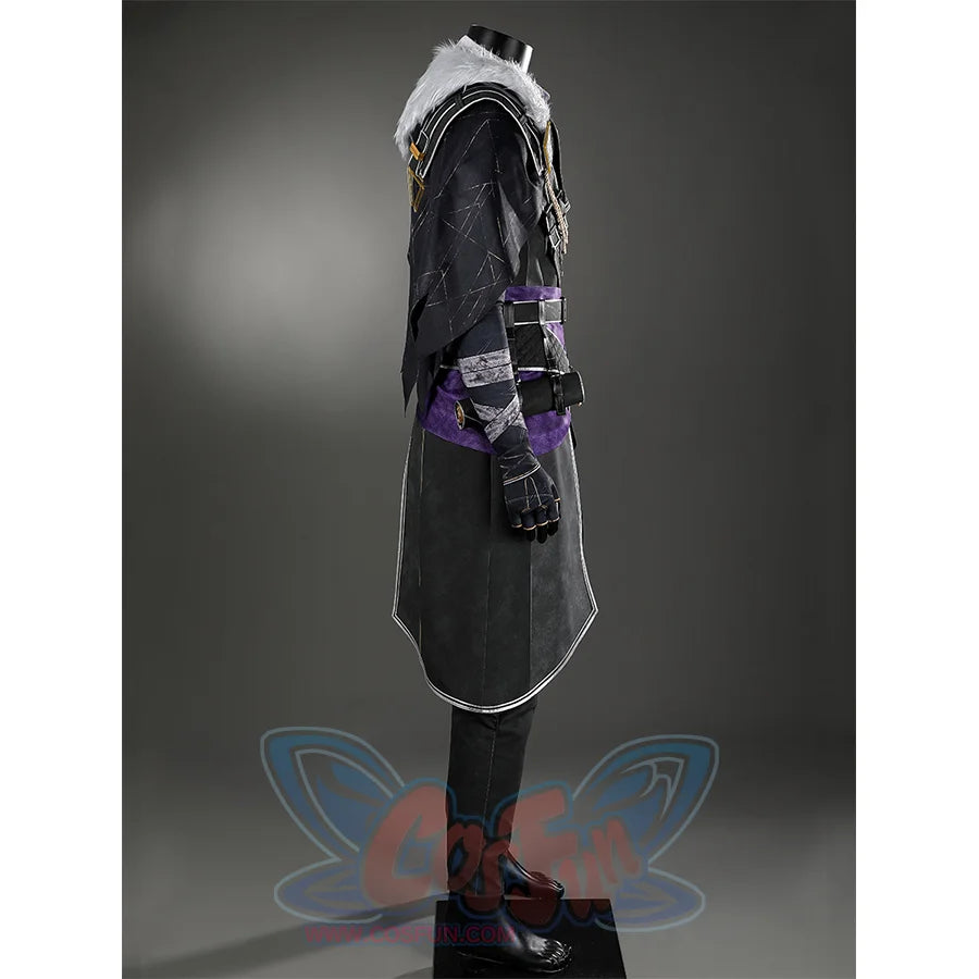 Clair Obscur: Expedition 33 Verso Cosplay Costume, side view showing long coat.