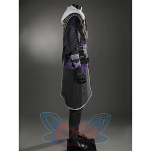 Clair Obscur: Expedition 33 Verso Cosplay Costume, side view showing long coat.