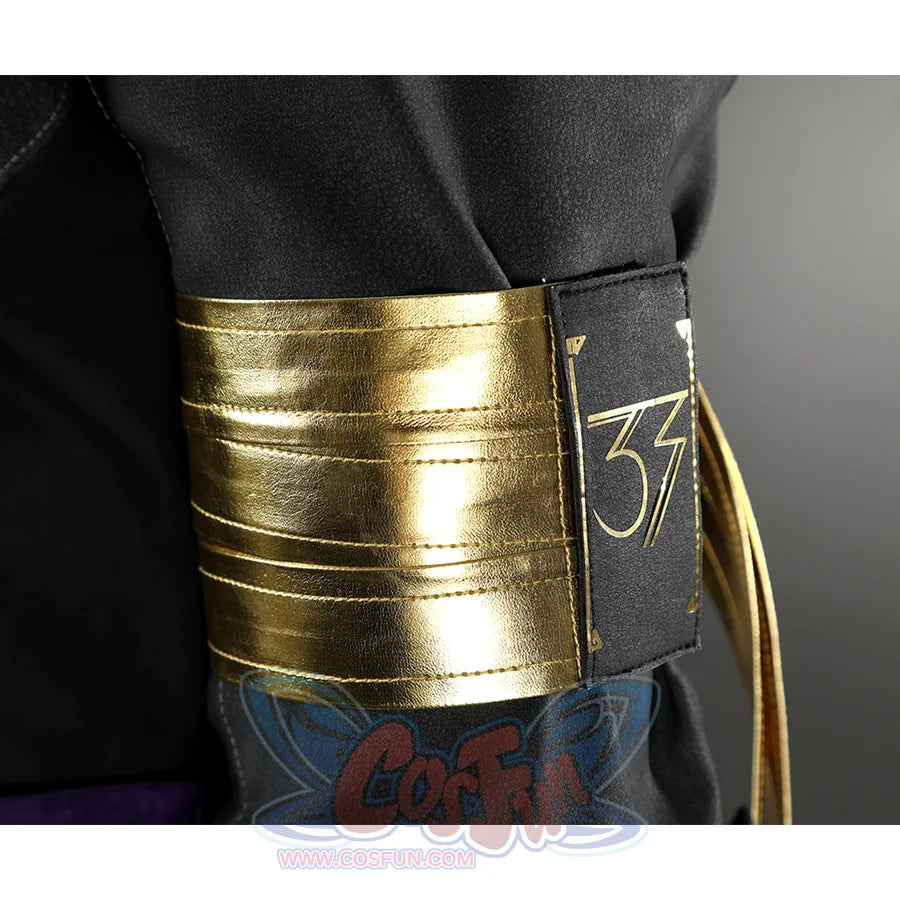 Clair Obscur: Expedition 33 Verso Cosplay Costume, golden sleeve badge.