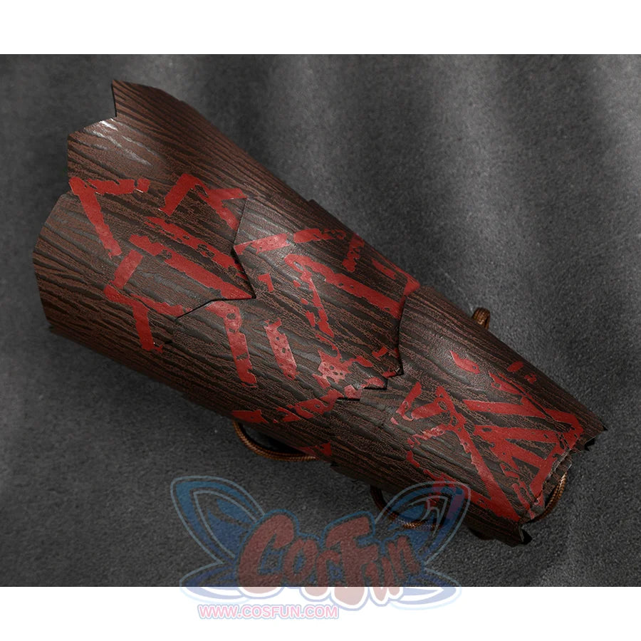 Clair Obscur: Expedition 33 Verso Cosplay Costume, three section  wood grain armor.