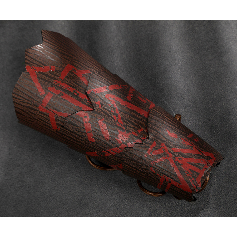 Clair Obscur: Expedition 33 Verso Cosplay Costume, three section  wood grain armor.