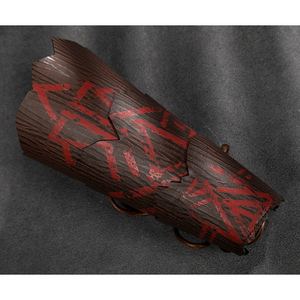 Clair Obscur: Expedition 33 Verso Cosplay Costume, three section  wood grain armor.