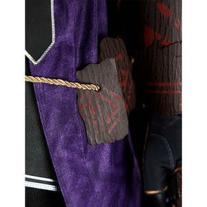 Clair Obscur: Expedition 33 Verso Cosplay Costume, wood grain waist decoration.
