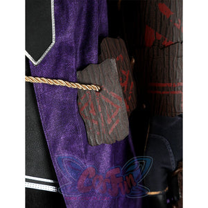 Clair Obscur: Expedition 33 Verso Cosplay Costume, wood grain waist decoration.