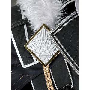 Clair Obscur: Expedition 33 Verso Cosplay Costume, white hairy collar decoretion.
