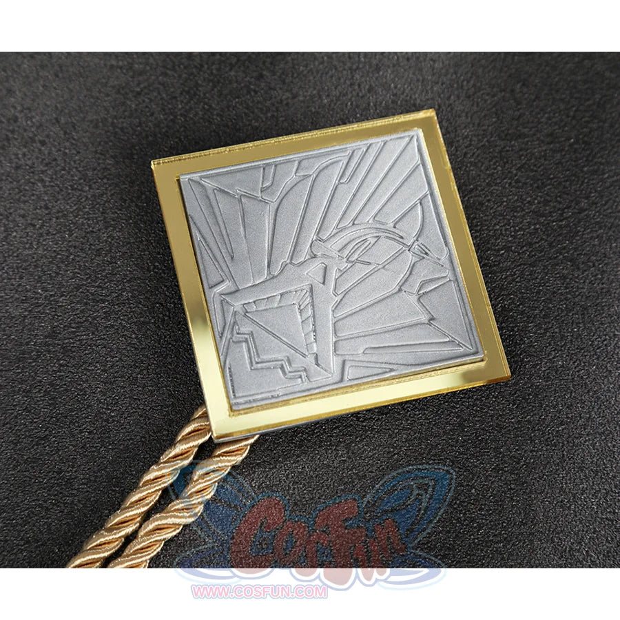 Clair Obscur: Expedition 33 Verso Cosplay Costume, white hairy collar decoretion with delicate patterns.
