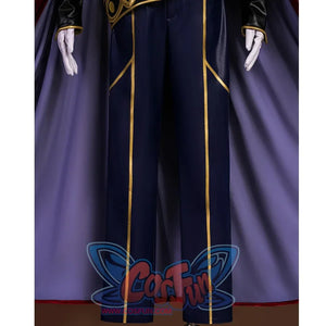 The pants of the Suzaku_Kururugi are simple and slim-fitting, with exquisite gold trim.