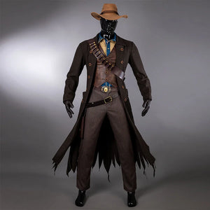 【DELIVERY AFTER HALLOWEEN】Cooper Howard Cosplay Costume Wasteland Cowboy BST0018