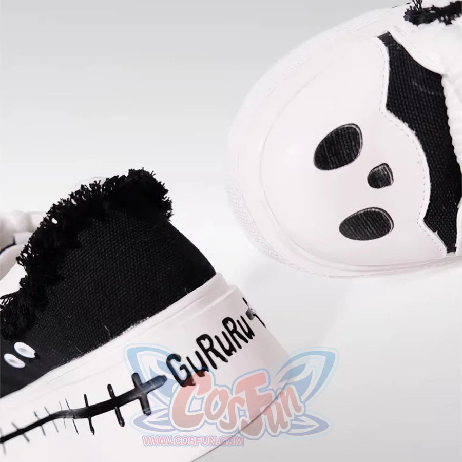 Cute Ghost Harajuku Platform  Japanese Subculture Girls Canvas Shoes