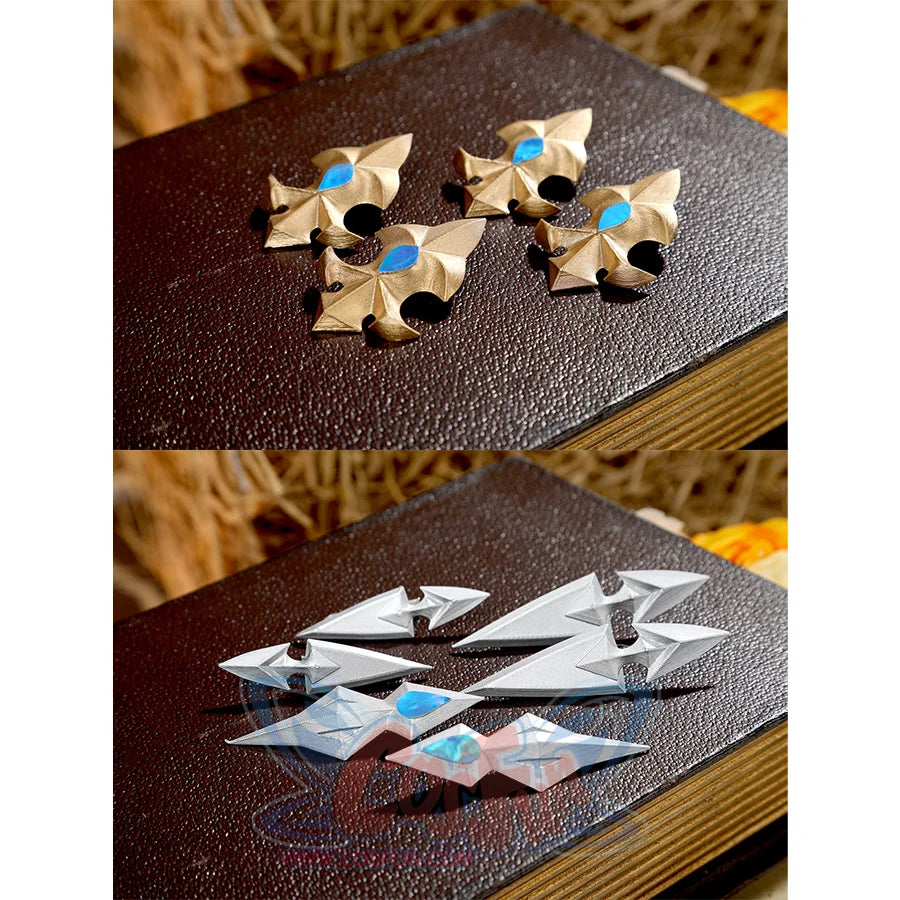 Decorative pins and accessories set for DNA Duet Night Abyss Truffle cosplay costume attachments