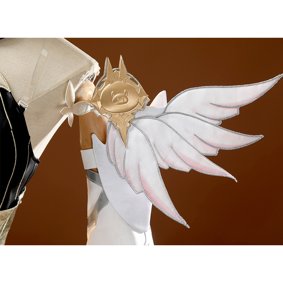 Duet Night Abyss Truffle cosplay costume shoulder piece with pig decoration and white wing