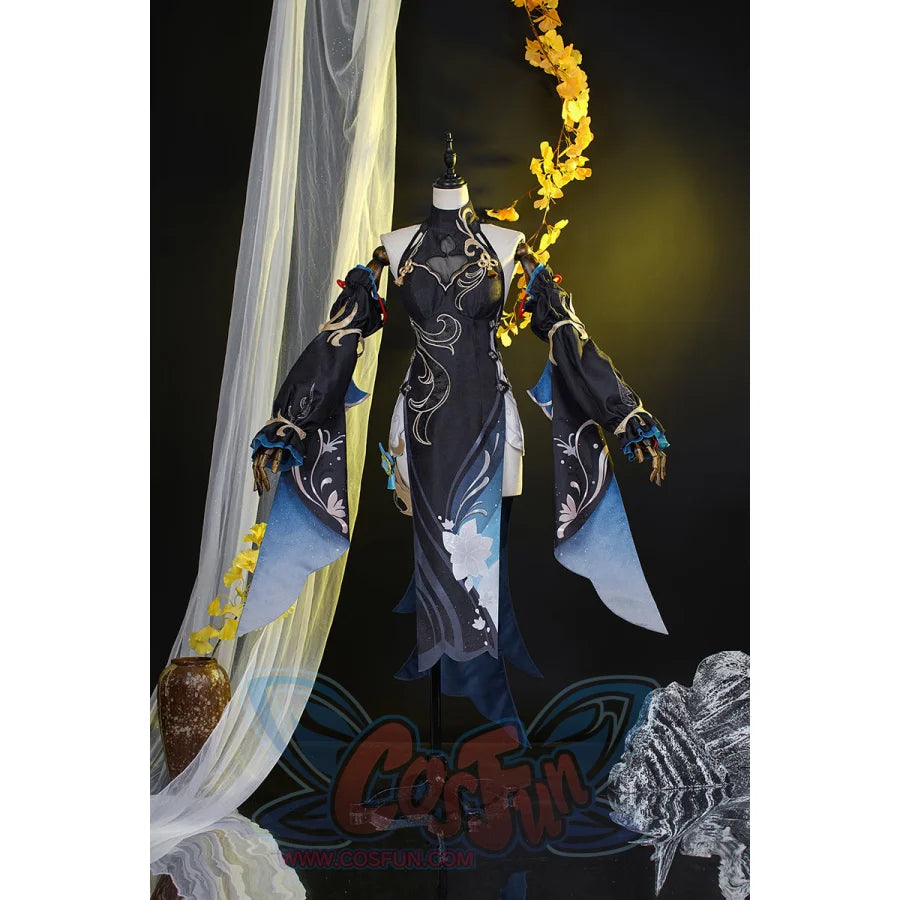 Genshin Impact Shenhe Cosplay Costume C08797 A Women / Xs Costumes