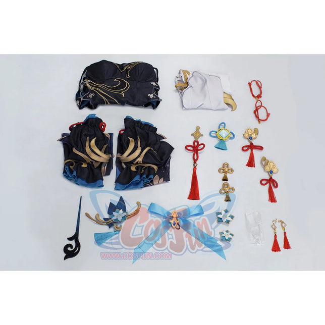 Genshin Impact Shenhe Cosplay Costume C08797 A Costumes