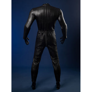 Luke Skywalker cosplay costume bodysuit back with embossed patterns and textured pants