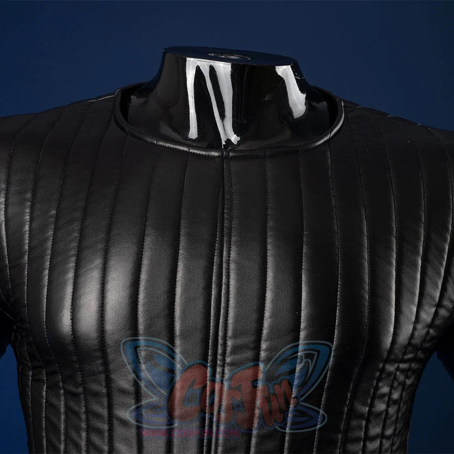 Luke Skywalker cosplay costume inner tunic with white neck ties and pleated chest