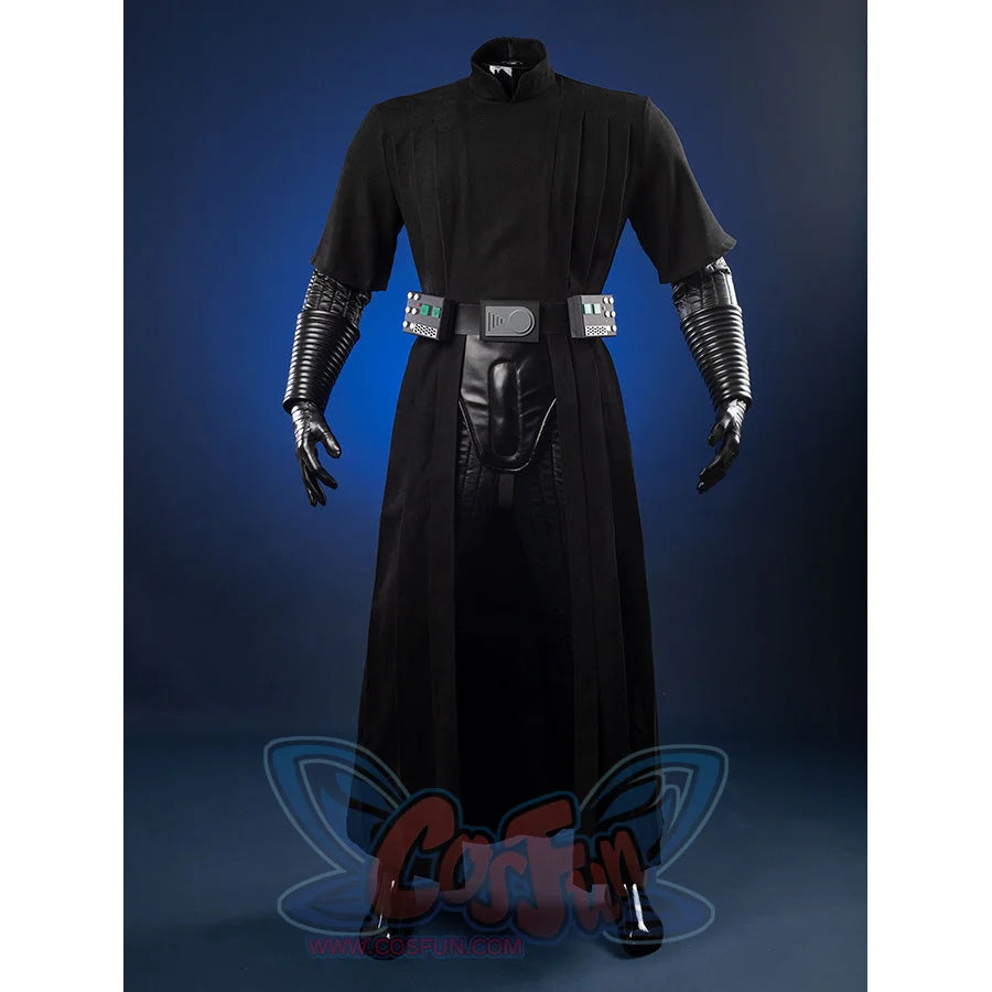 Luke Skywalker cosplay costume without cloak showing bodysuit gloves and armor details
