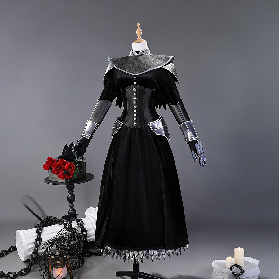 Dark Souls III Church of Londor Yuria Cosplay Costume N09779