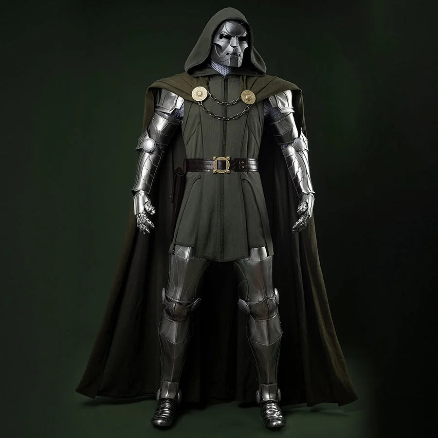 🎃 【READY TO SHIP】Dr. Doom Victor von Doom Cosplay Costume N09531 AAA Costumes