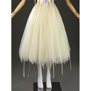 Enid Sinclair cosplay costume front skirt view with multi-layered tulle and tights included