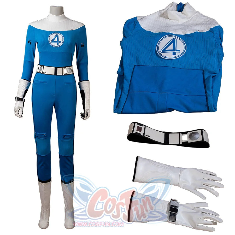 The Fantastic Four: First Steps Susan Invisible Woman Storm Richards Cosplay Costume FY0164 XS Costumes