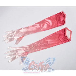 Gloves display: Glinda Cosplay Costume gloves full view.
